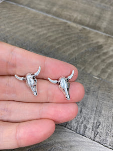 Steer stud earrings #71